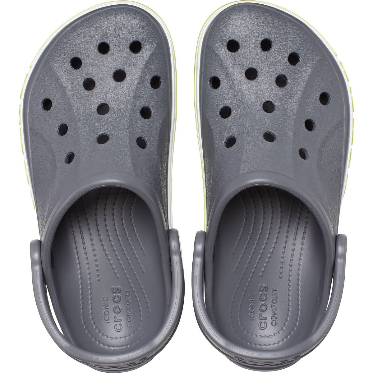 Crocs Unisex Sandalet 205089 Slate Grey/Lime Punch