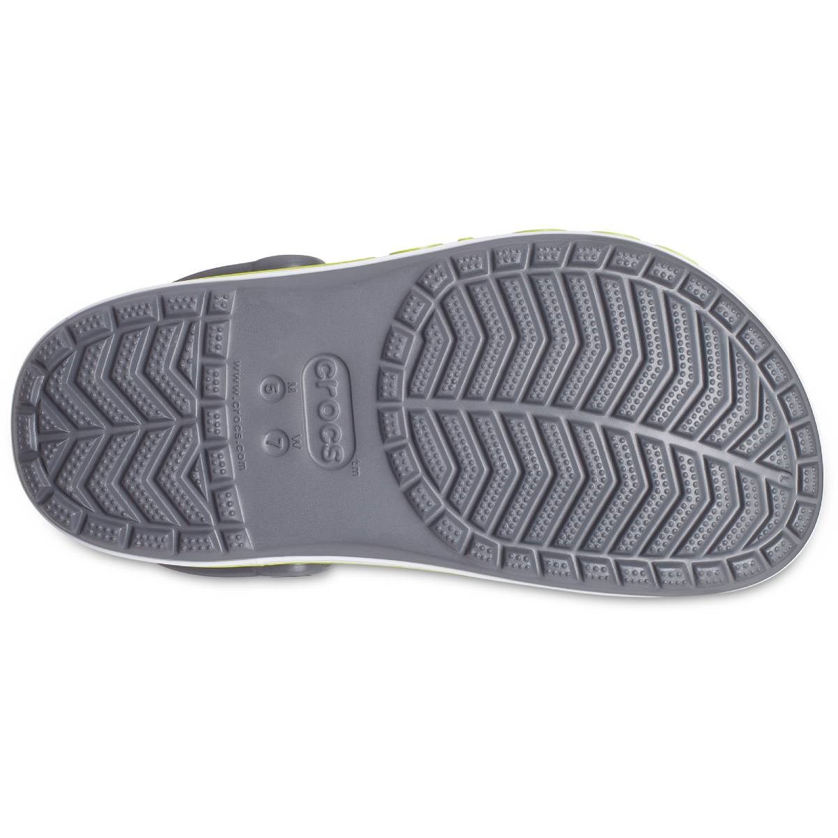 Crocs Unisex Sandalet 205089 Slate Grey/Lime Punch