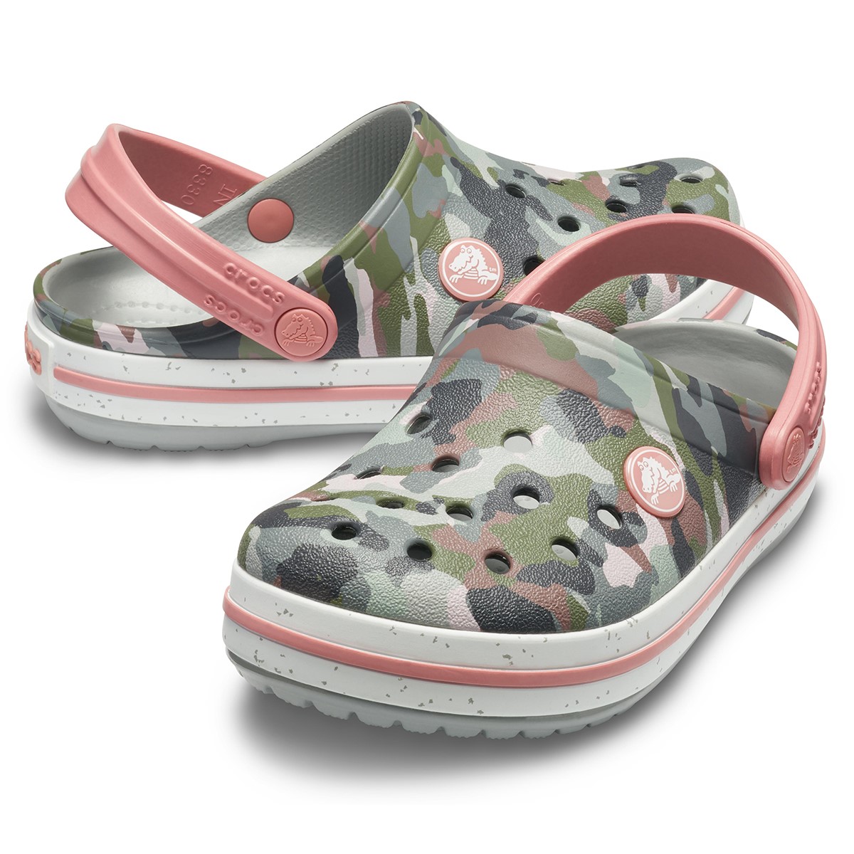 Crocs Terlik 205301 Camo/Light Grey