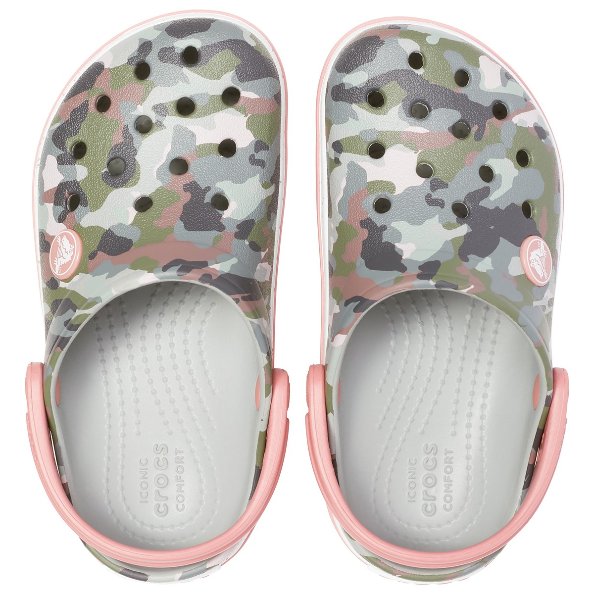 Crocs Terlik 205301 Camo/Light Grey