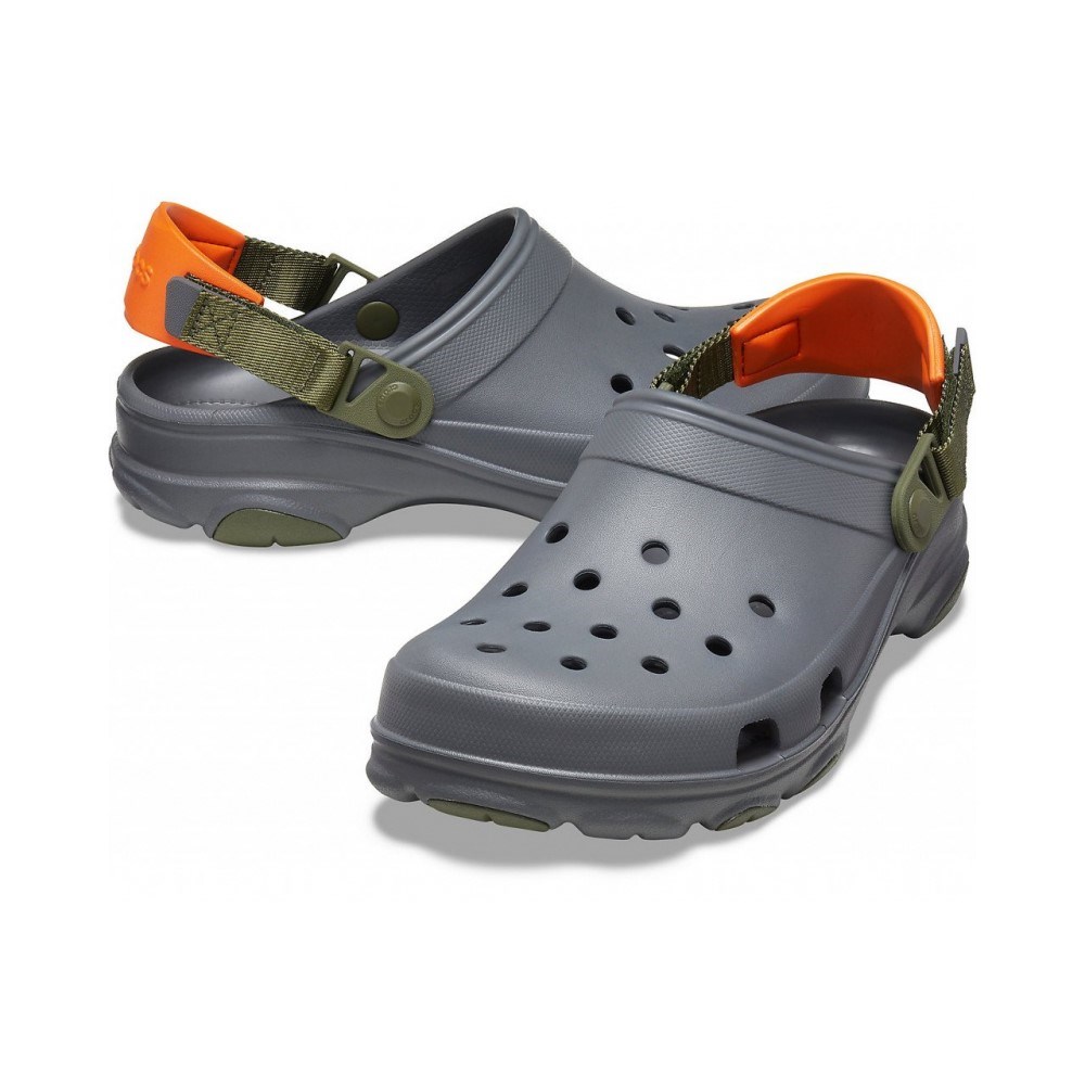 Crocs Unisex Sandalet 206340 Slate Grey/Multi