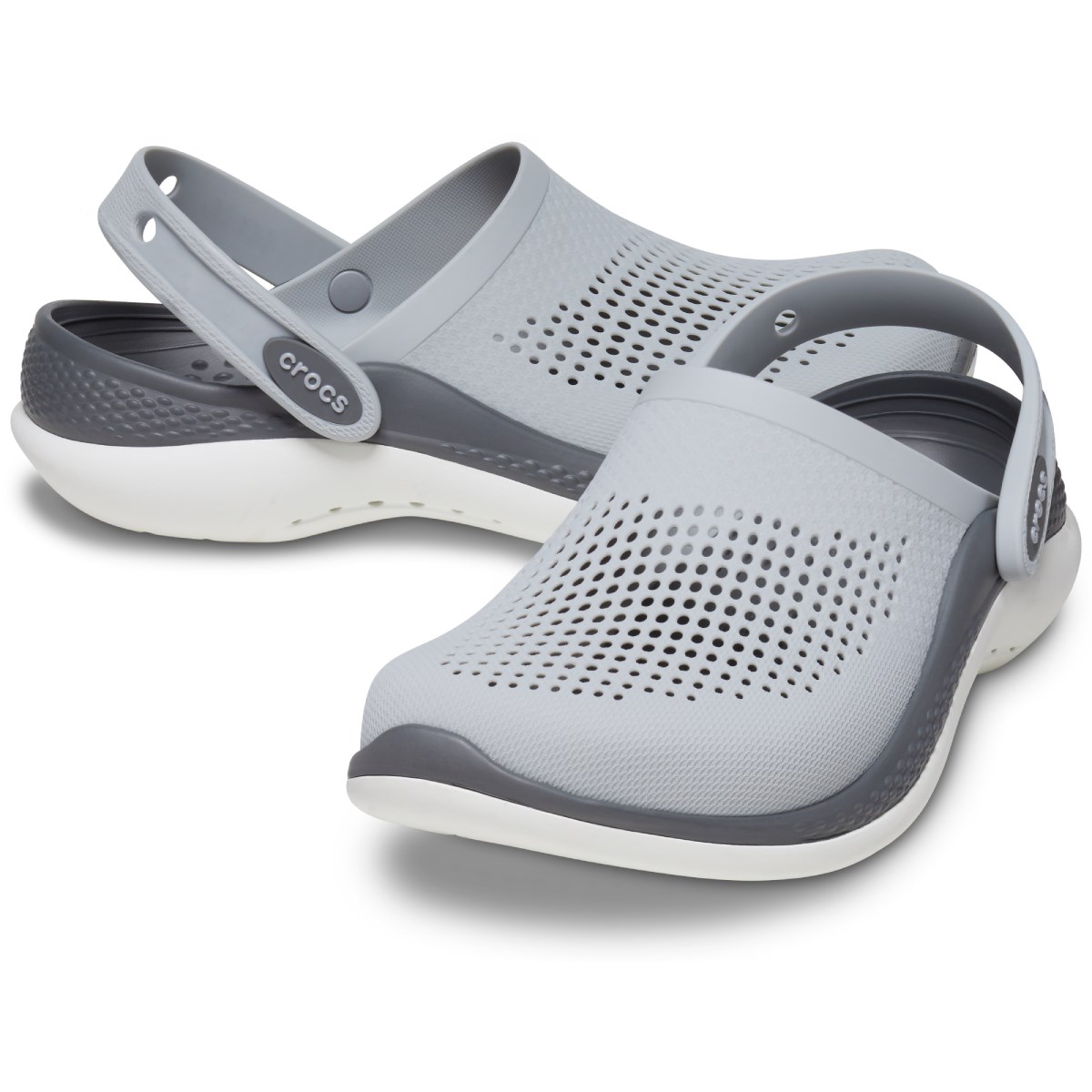 Crocs Kadın Sandalet 206708 Light Grey/Slate Grey