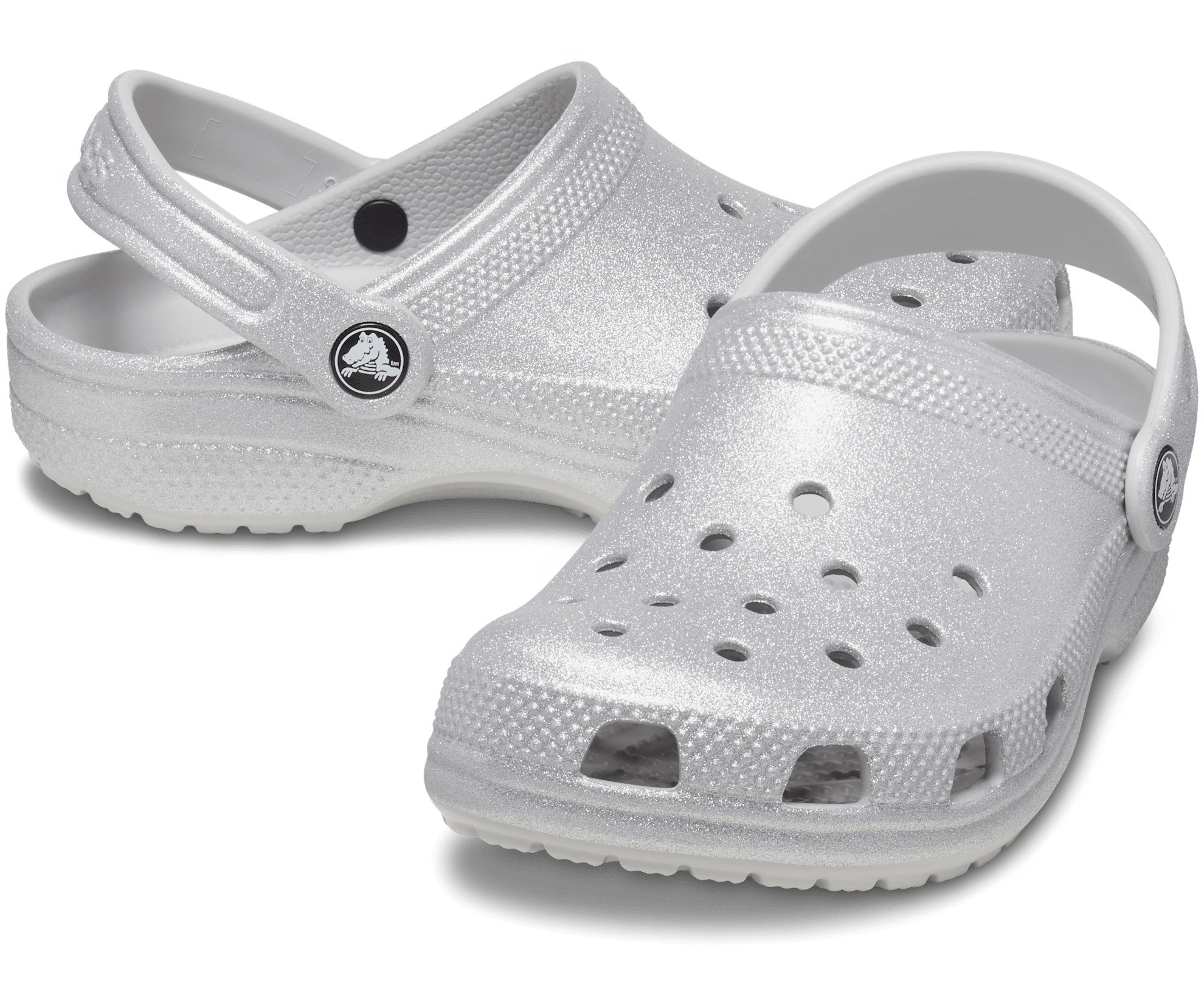 Crocs Unisex Çocuk Sandalet 206992 Silver Glitter