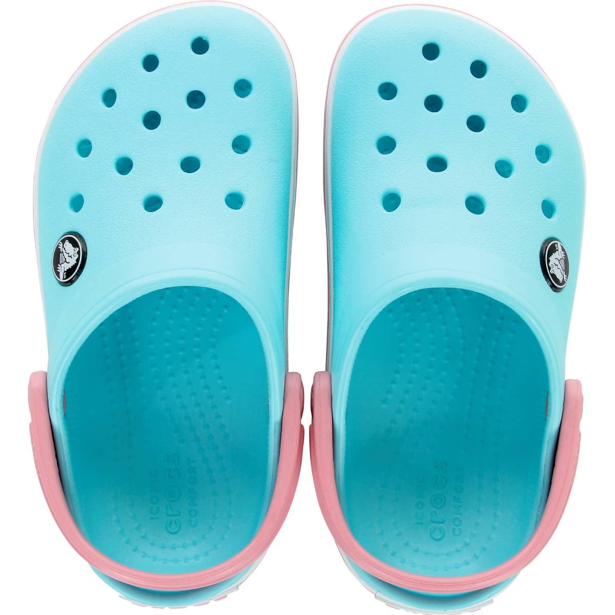 Crocs Unisex Çocuk Sandalet 207006 Ice Blue/White