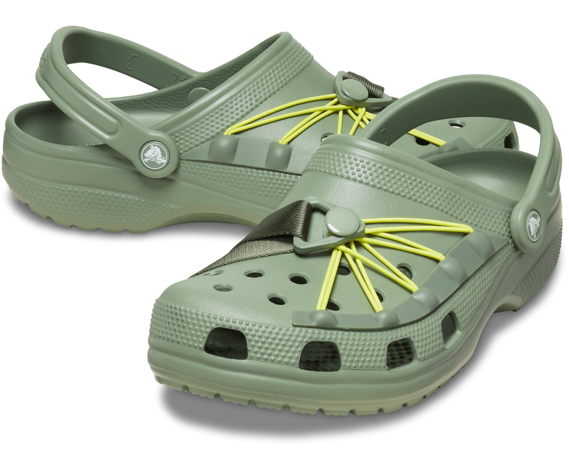 Crocs Kadın Sandalet 210393 Moss/Multi