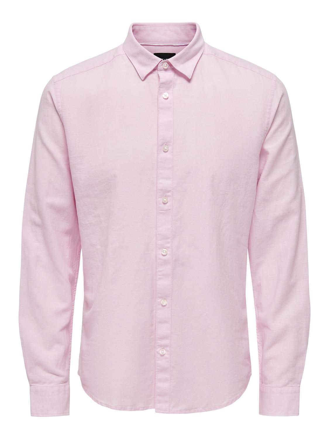 Only & Sons Erkek Gömlek 22012321 Parfait Pink