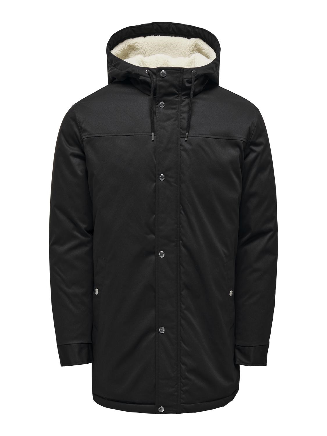 Only & Sons Erkek Parka 22025690 Black