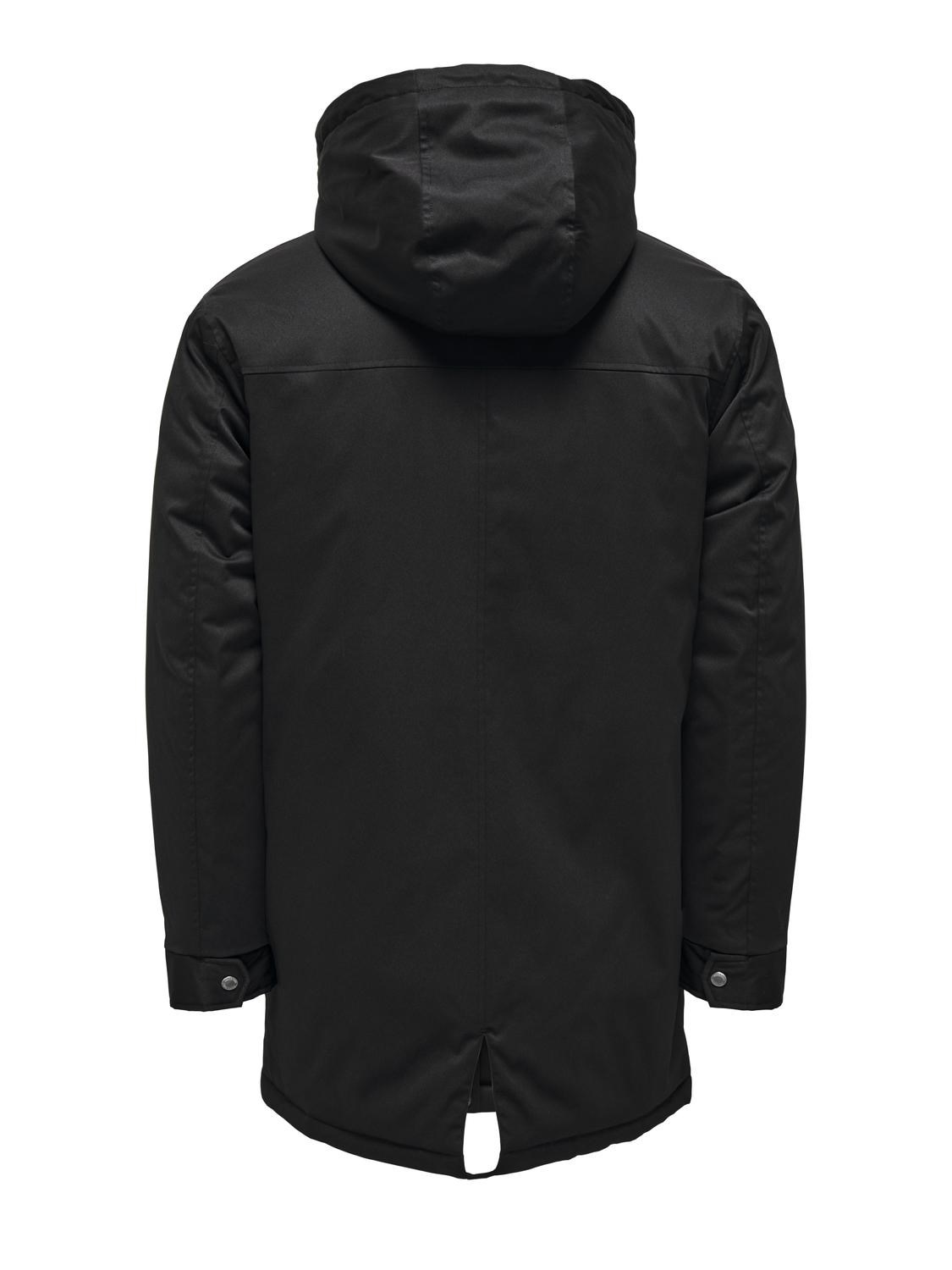 Only & Sons Erkek Parka 22025690 Black