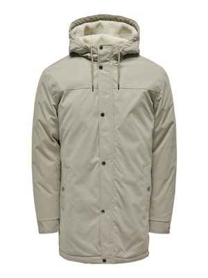 Only & Sons Erkek Parka 22025690 Vintage Khaki