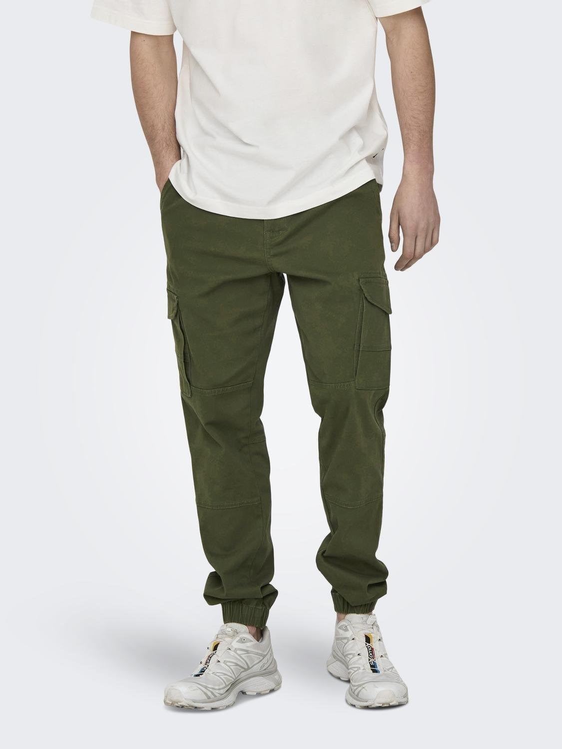 Only & Sons Erkek Pantolon 22028434 Olive Night