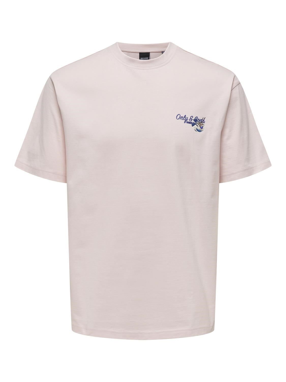 Only & Sons Erkek T-Shirt 22029089 Pale Lilac