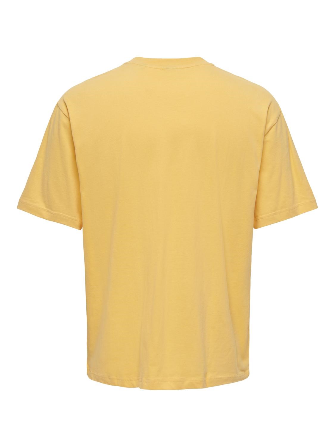 Only & Sons Erkek T-Shirt 22029468 Chamois