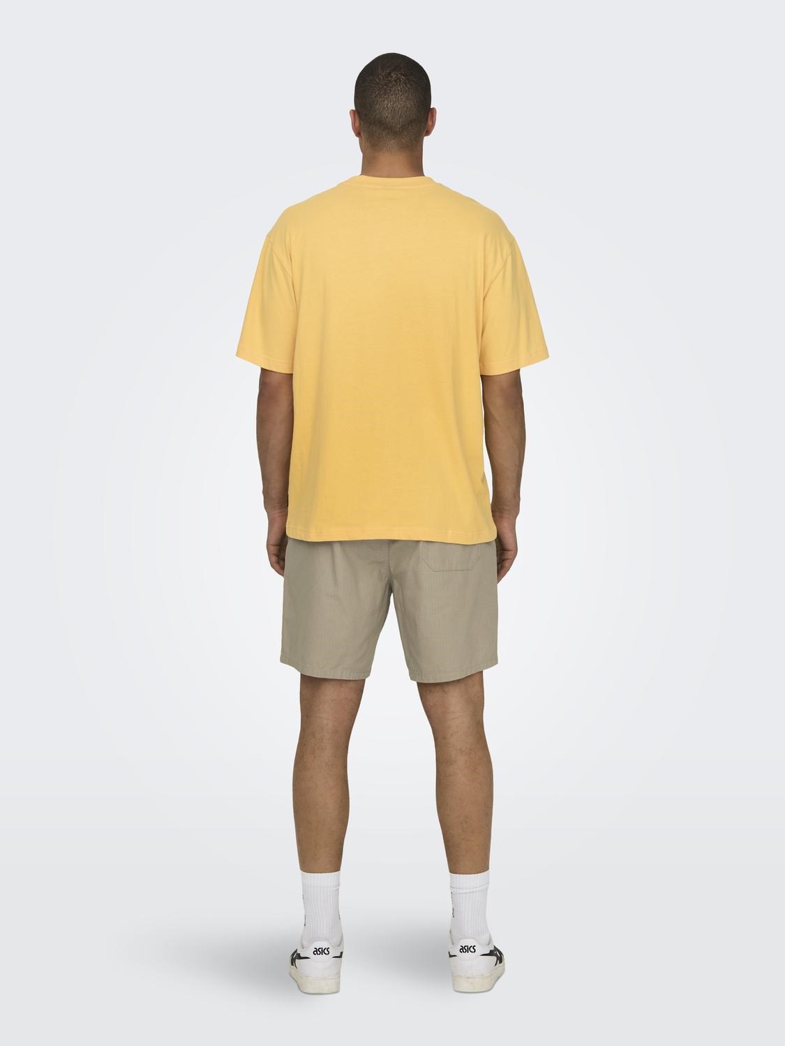 Only & Sons Erkek T-Shirt 22029468 Chamois