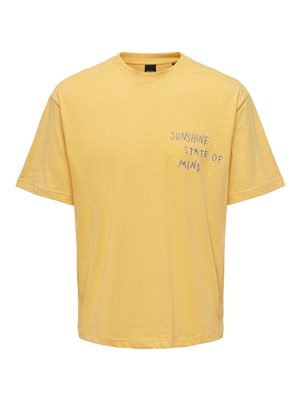 Only & Sons Erkek T-Shirt 22029468 Chamois