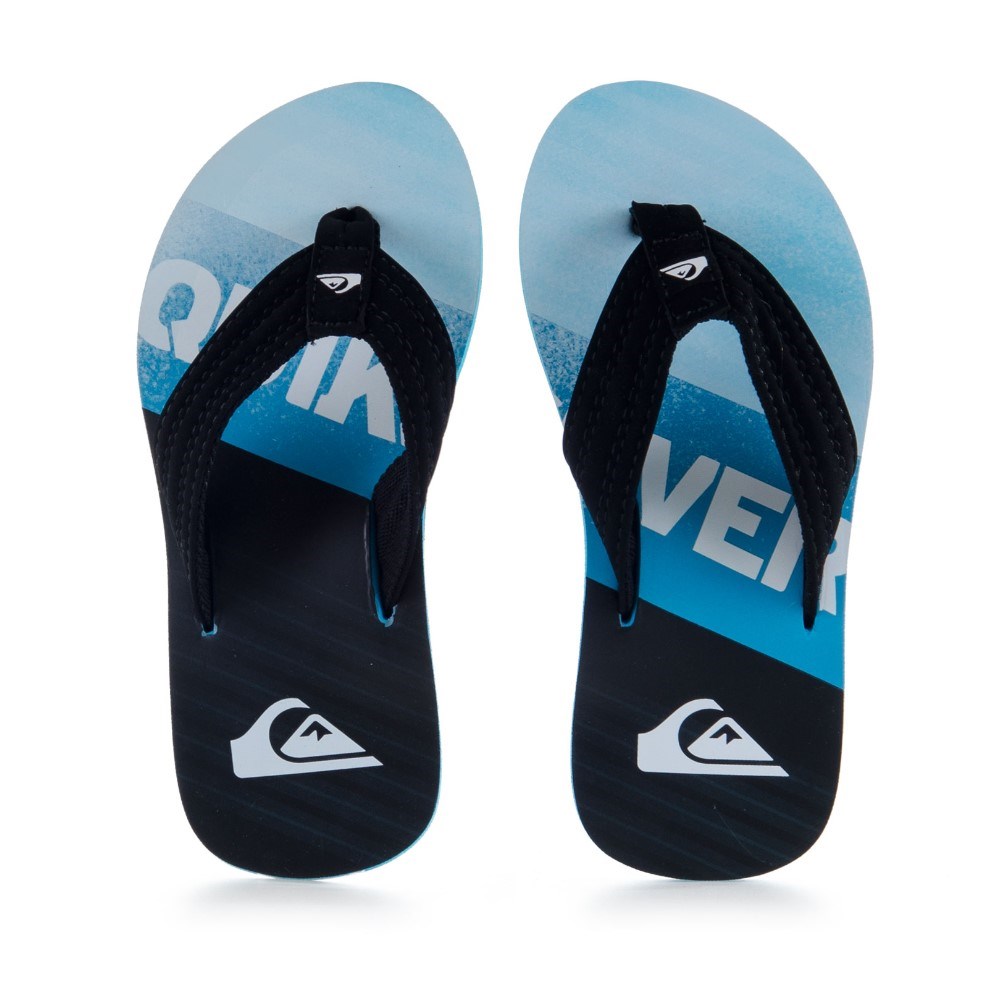 Quiksilver Terlik AQBL100009 Black/Blue/Blue