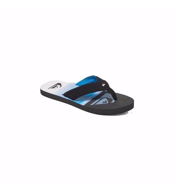 Quiksilver Terlik AQBL100009 Black/Blue/Whıte