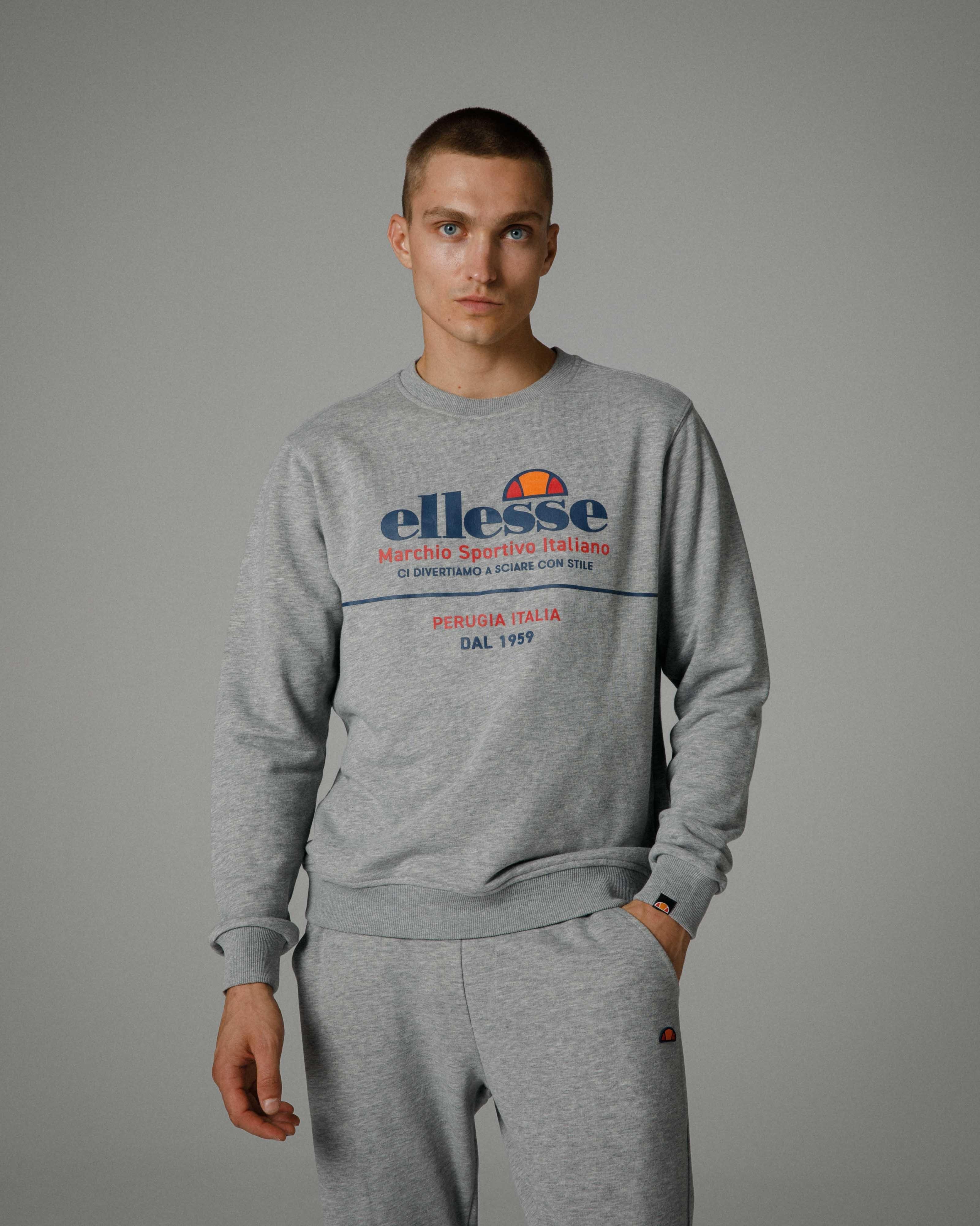 Ellesse Erkek S-Shirt EM273 Grey Melange