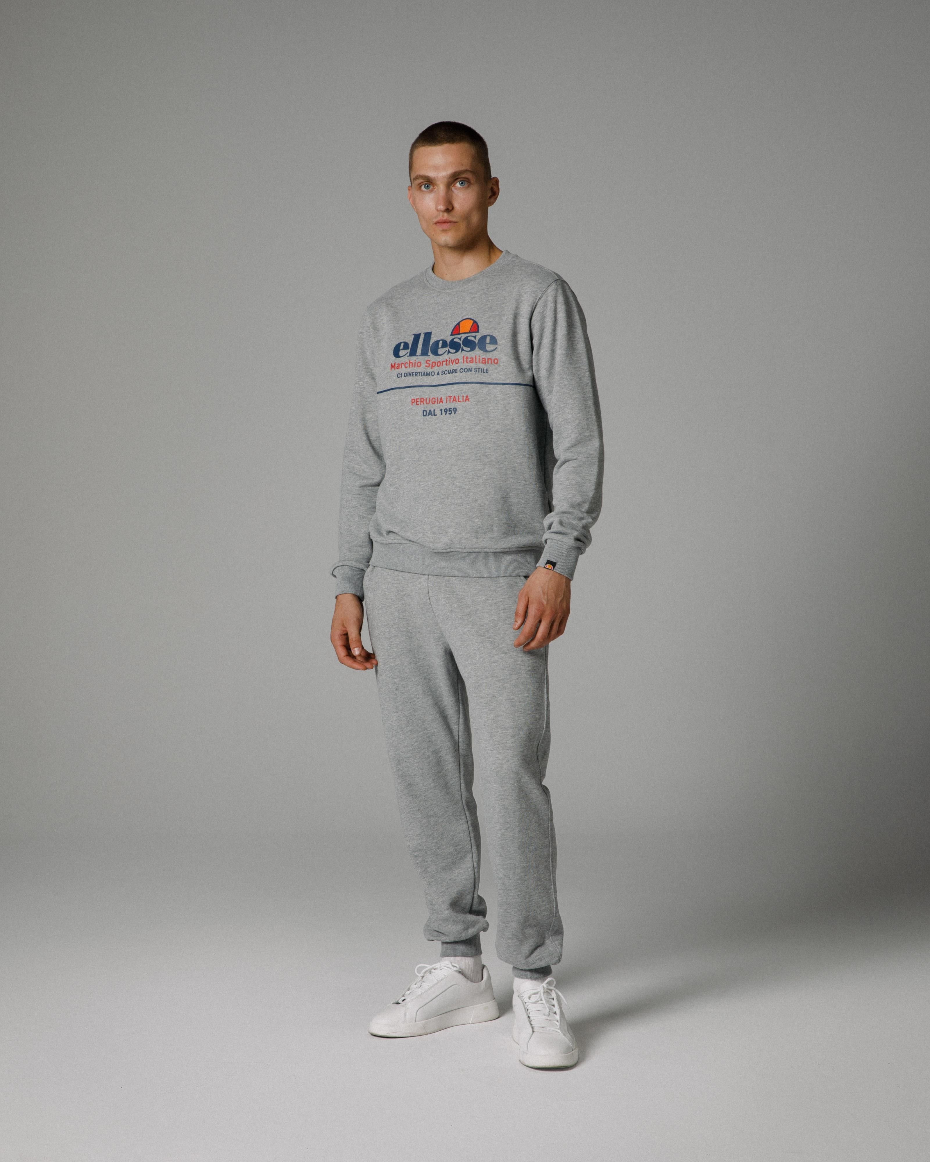 Ellesse Erkek S-Shirt EM273 Grey Melange