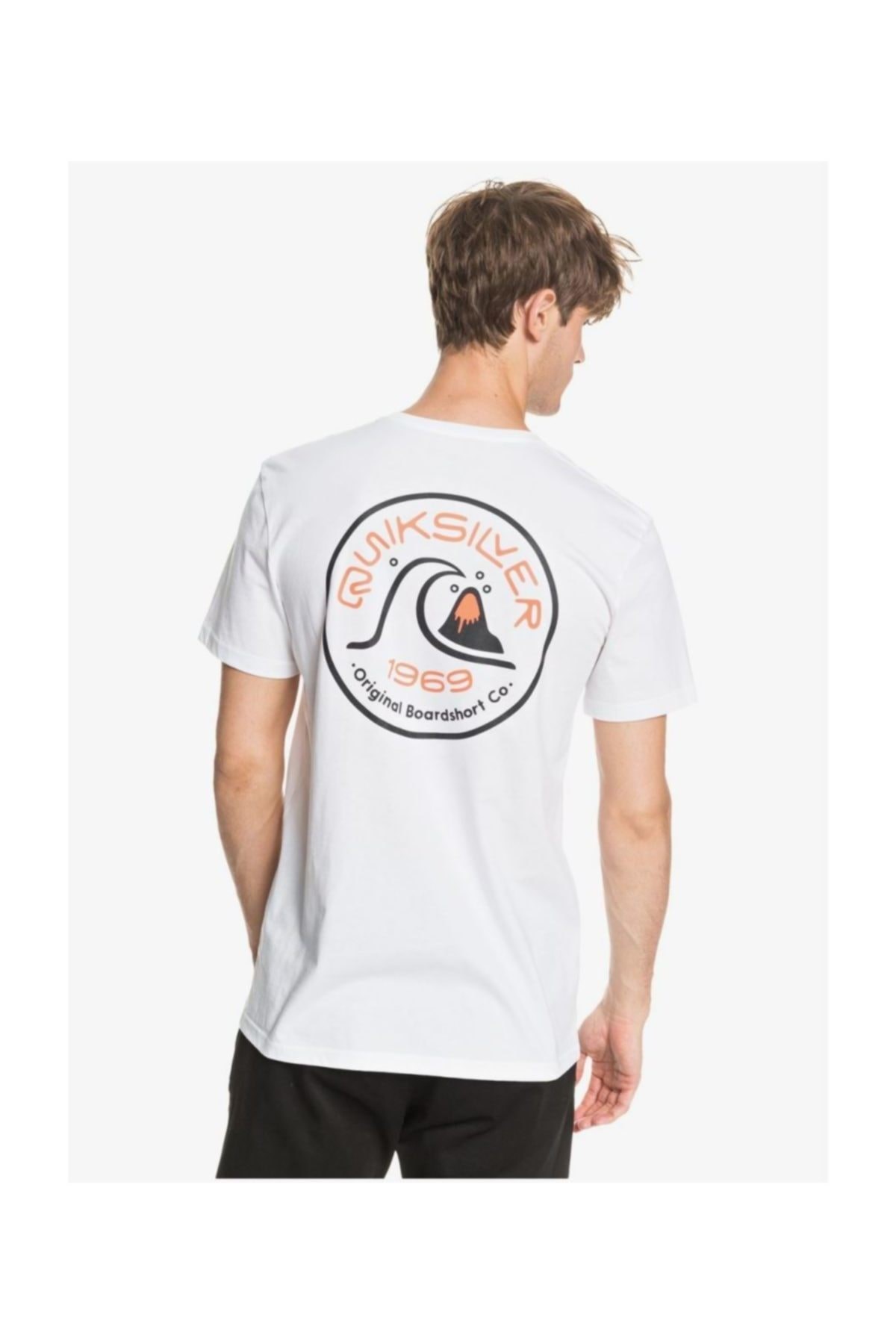 Quiksilver Erkek T-Shirt EQYZT05749 Whıte