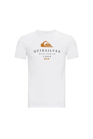 Quiksilver Erkek T-Shirt EQYZT05841 Snow Whıte