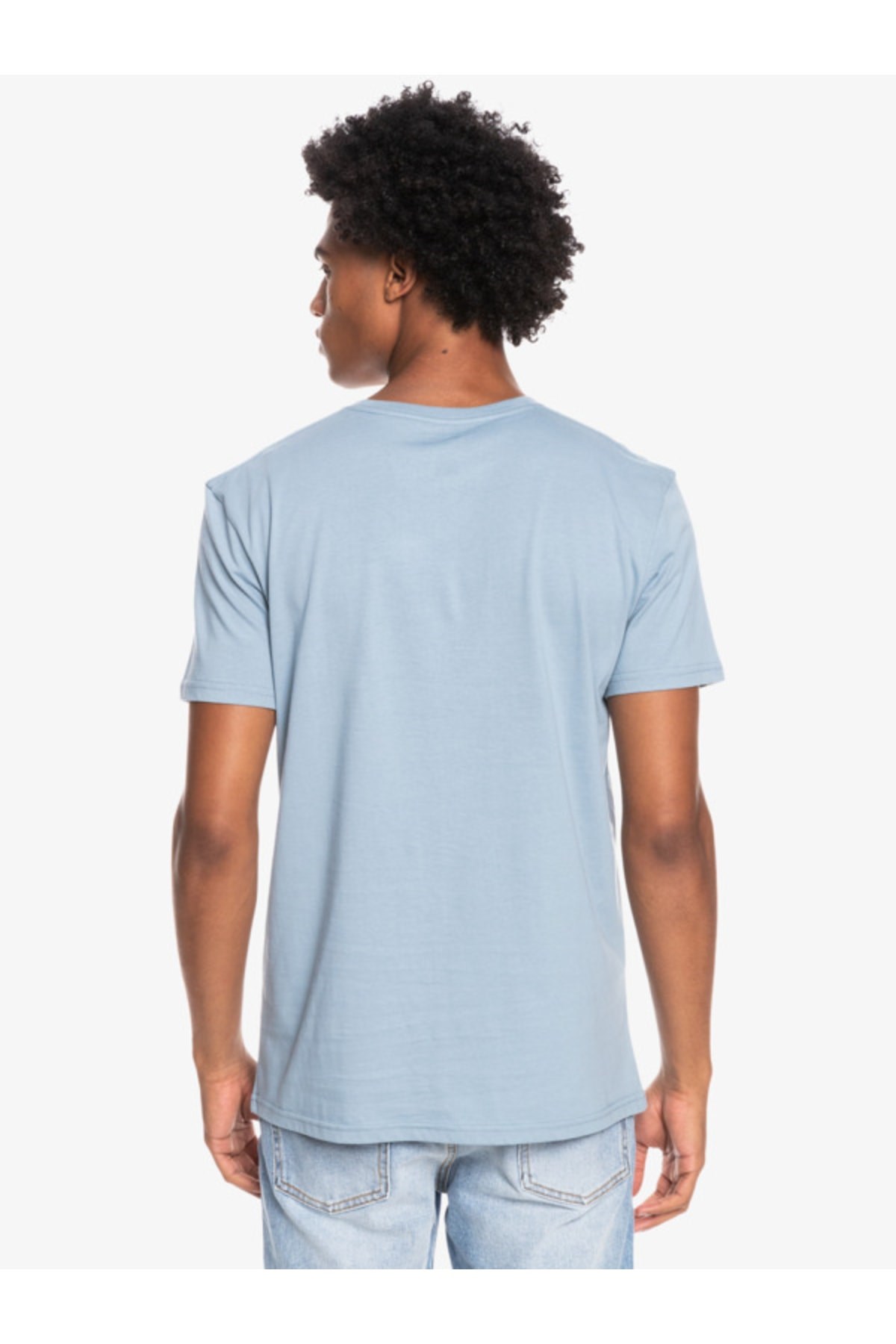 Quiksilver Erkek T-Shirt EQYZT06534 Bjn0-Orage Blue