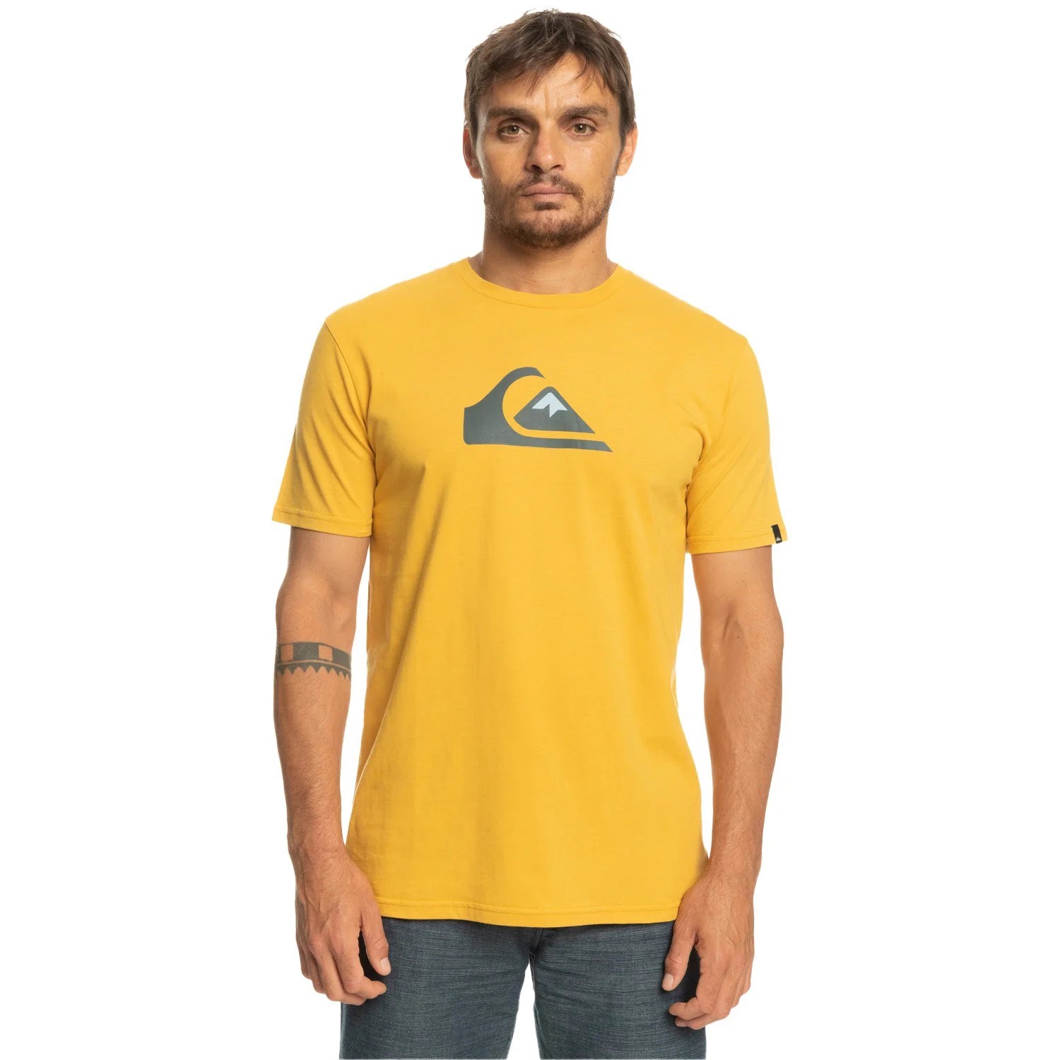 Quiksilver Erkek T-Shirt EQYZT06534 Brıght Gold