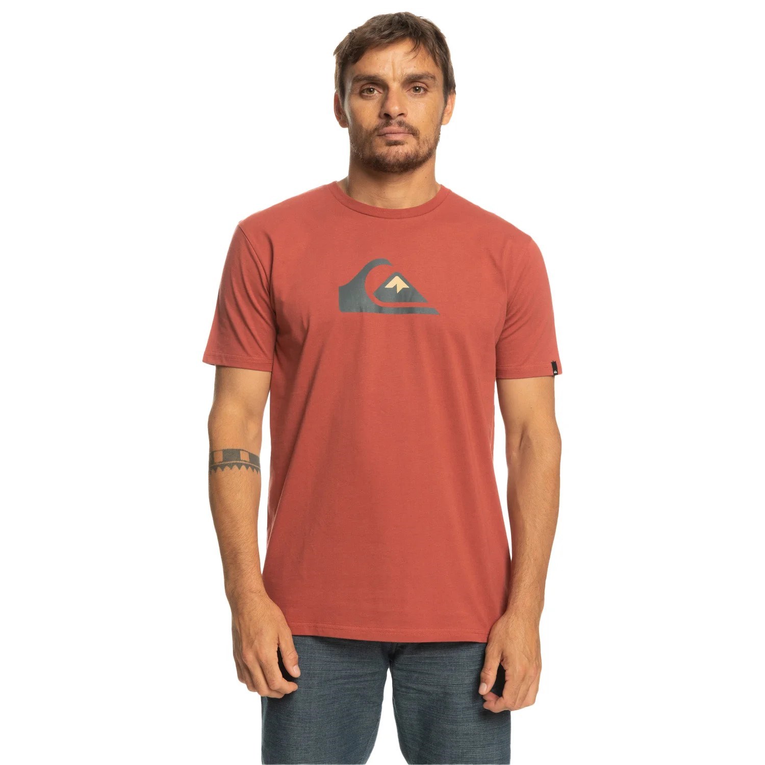 Quiksilver Erkek T-Shirt EQYZT06534 Marsala