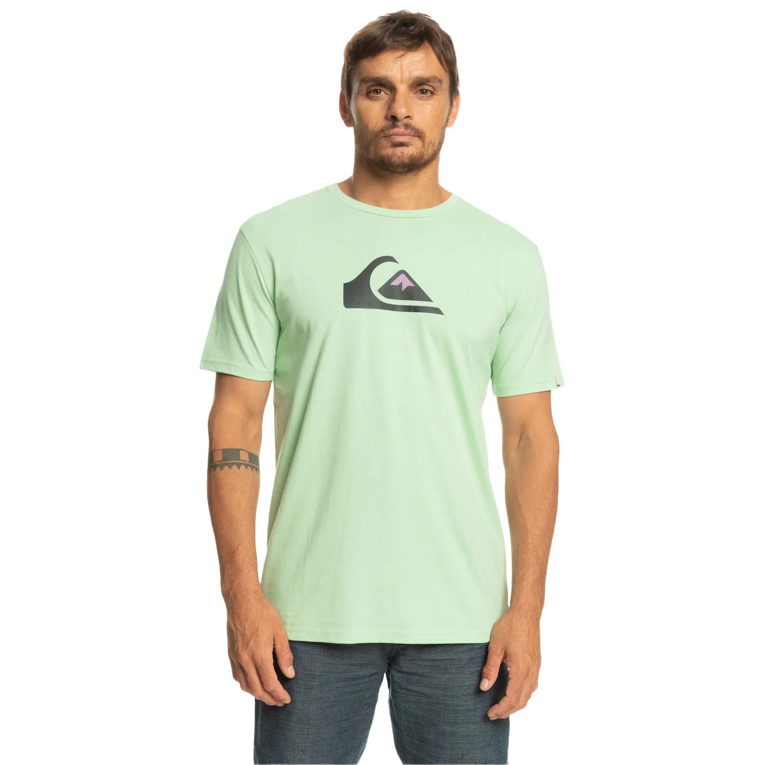 Quiksilver Erkek T-Shirt EQYZT06534 Sprucestone