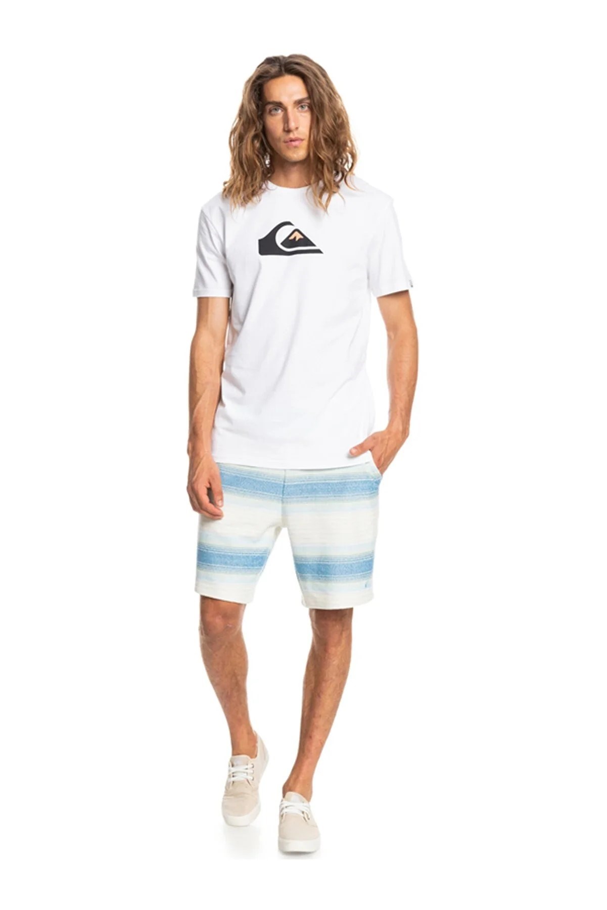 Quiksilver Erkek T-Shirt EQYZT06534 Whıte