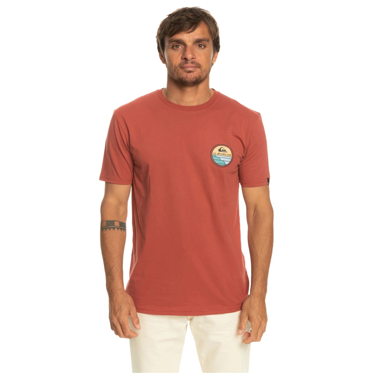 Quiksilver Erkek T-Shirt EQYZT07219 Marsala