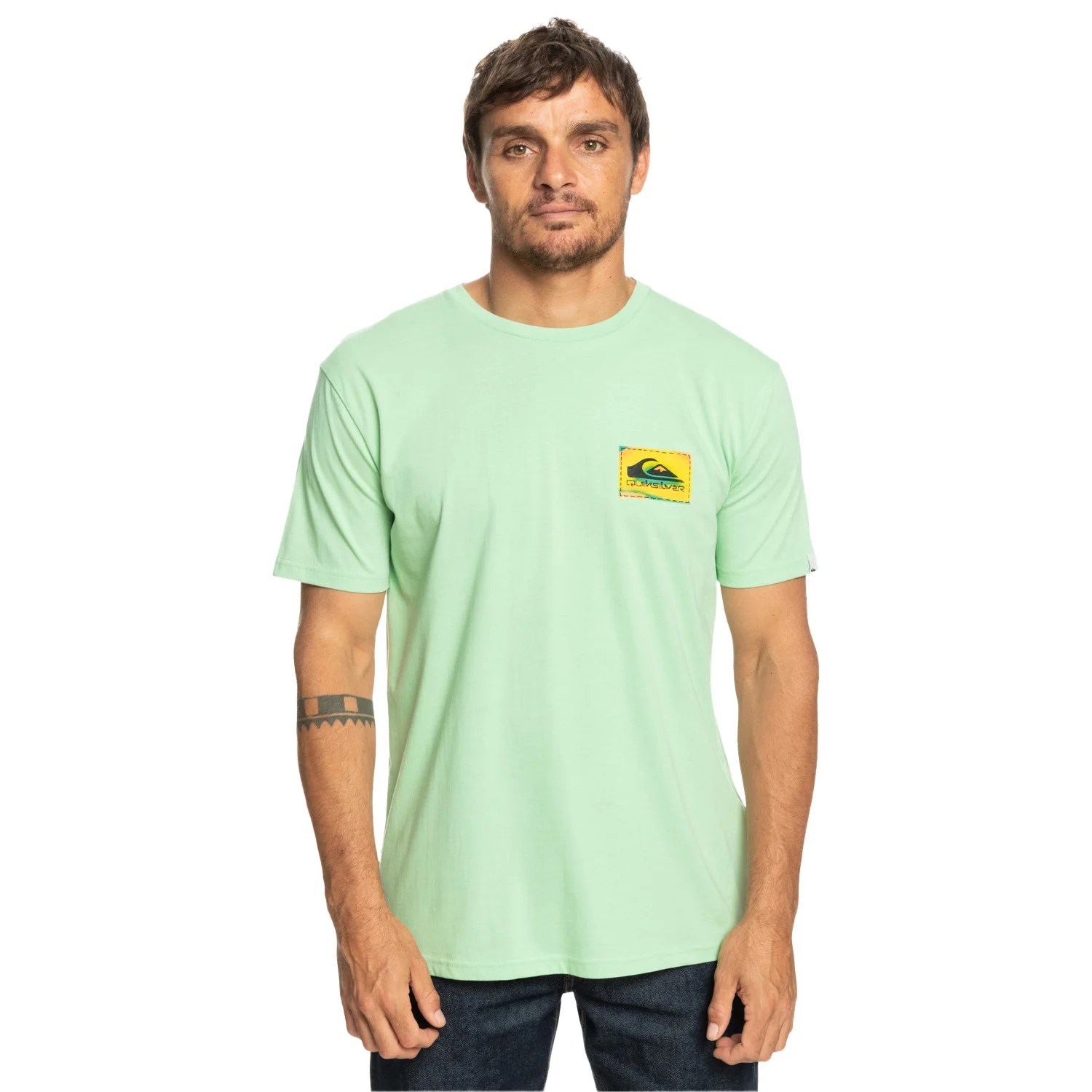 Quiksilver Erkek T-Shirt EQYZT07229 Sprucestone