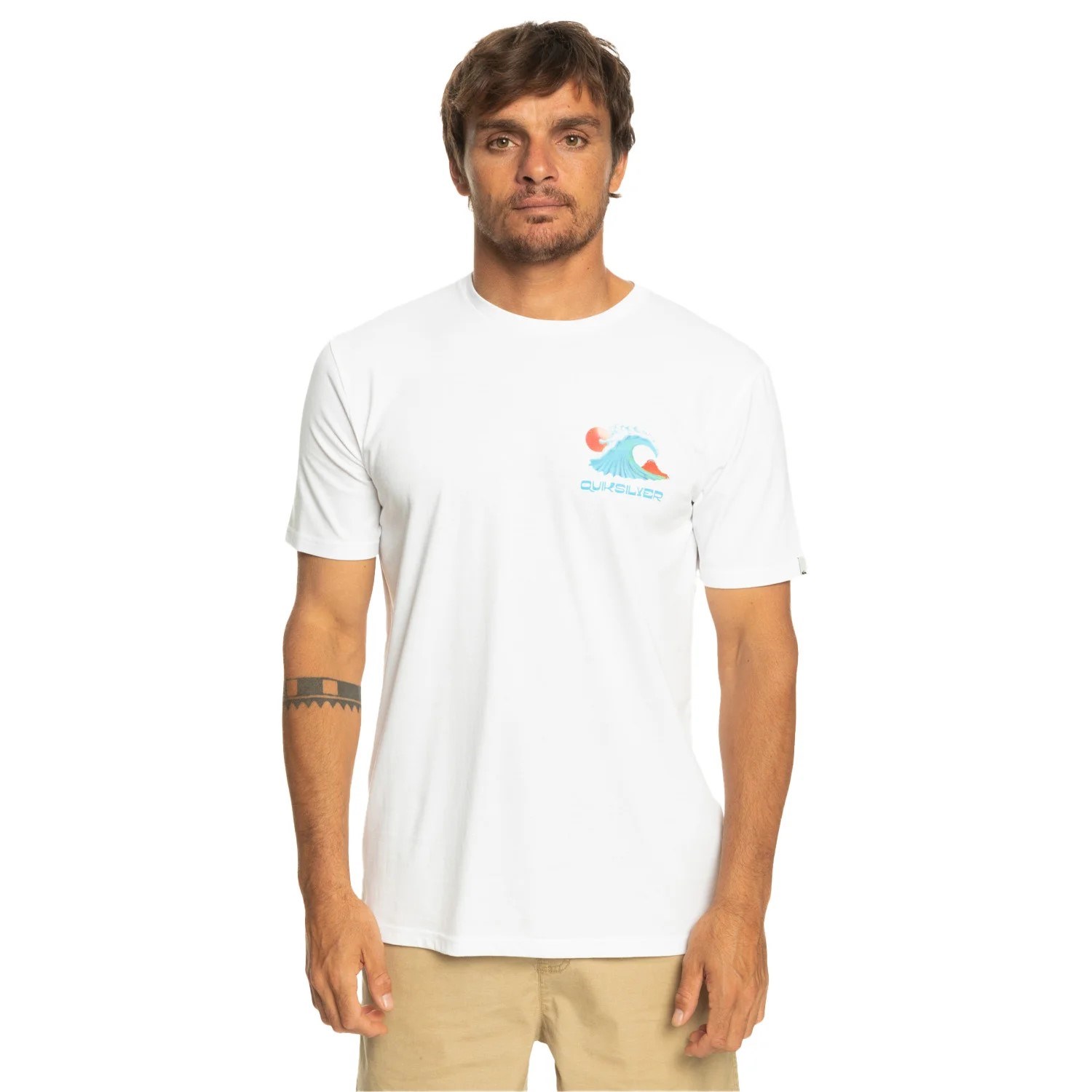 Quiksilver Erkek T-Shirt EQYZT07230 Whıte