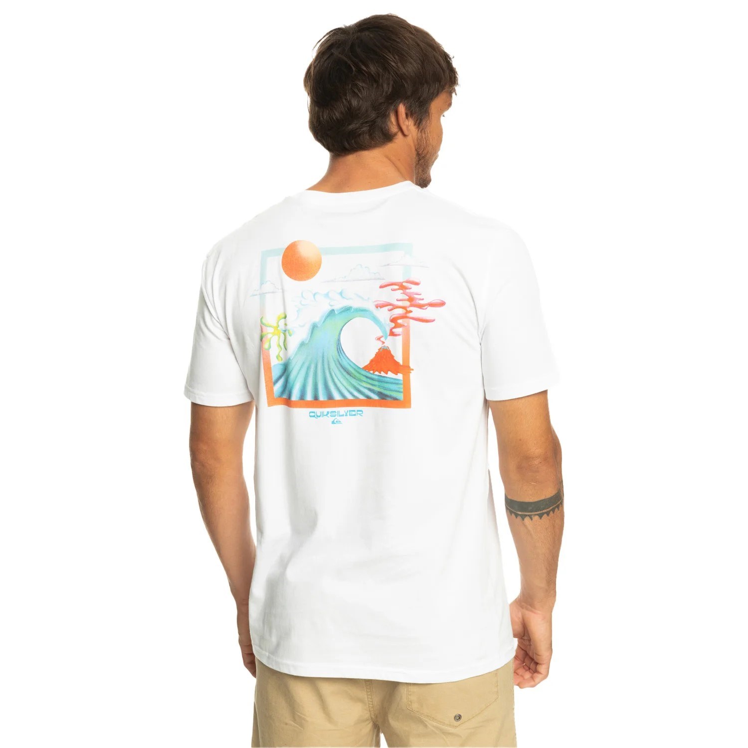 Quiksilver Erkek T-Shirt EQYZT07230 Whıte