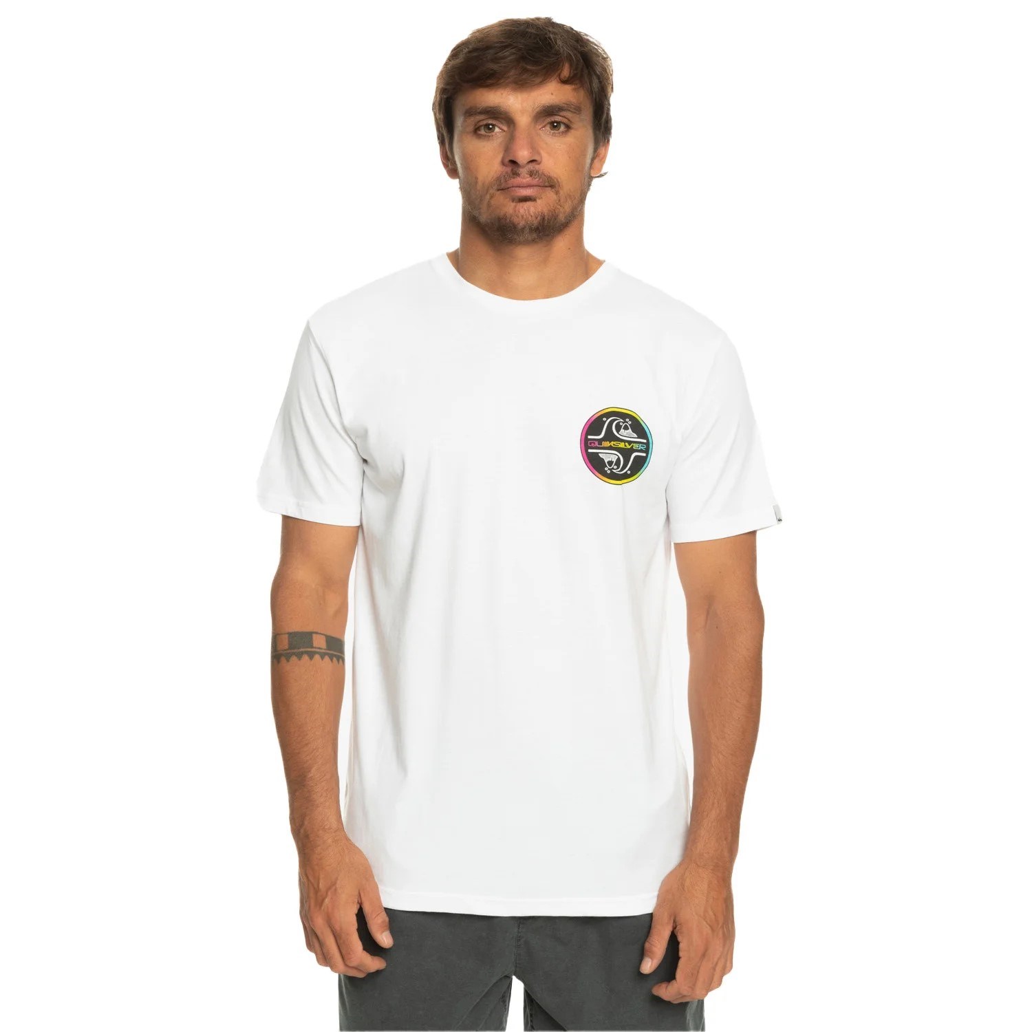 Quiksilver Erkek T-Shirt EQYZT07232 Whıte