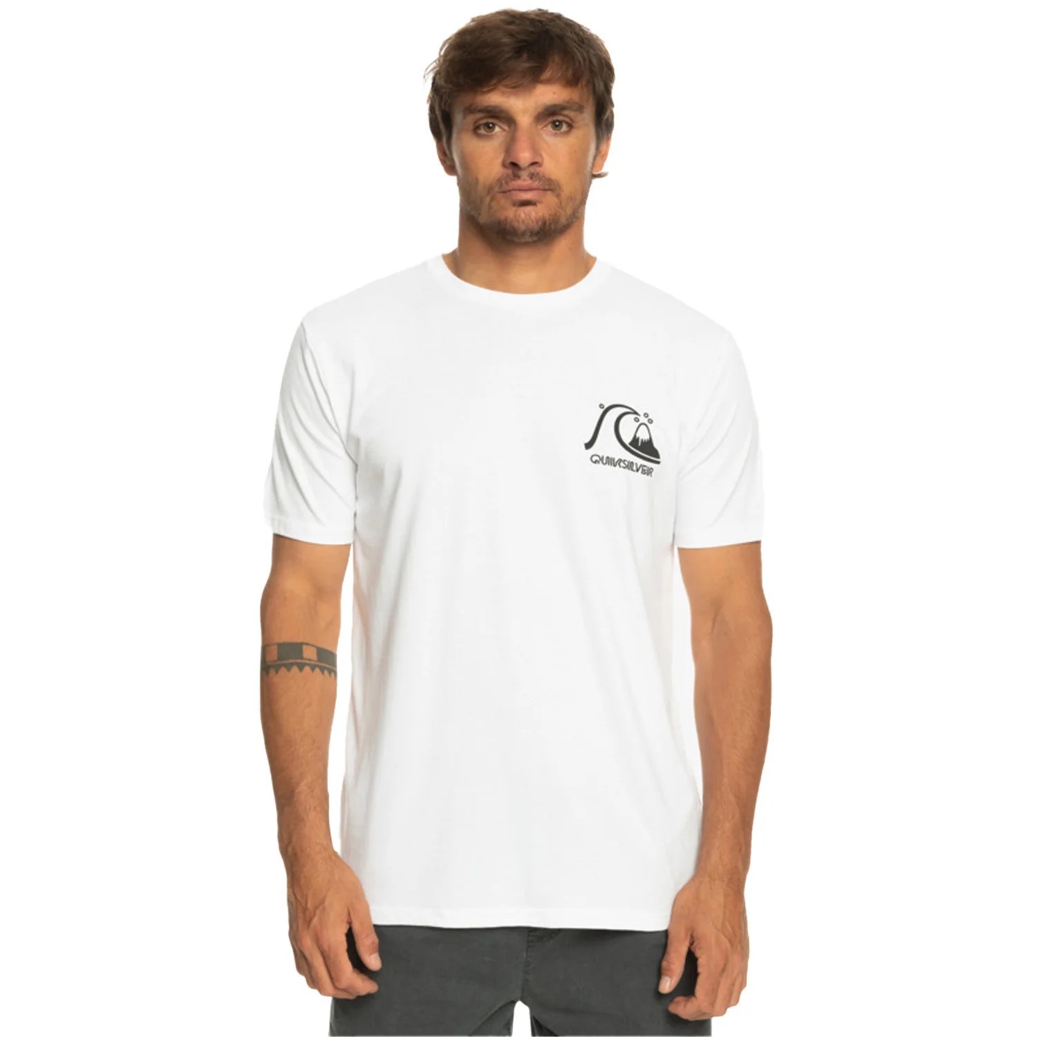 Quiksilver Erkek T-Shirt EQYZT07239 Whıte