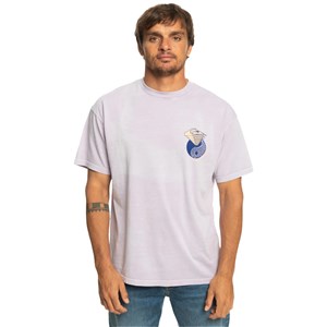 Quiksilver Erkek T-Shirt EQYZT07254 Pastel Lılac