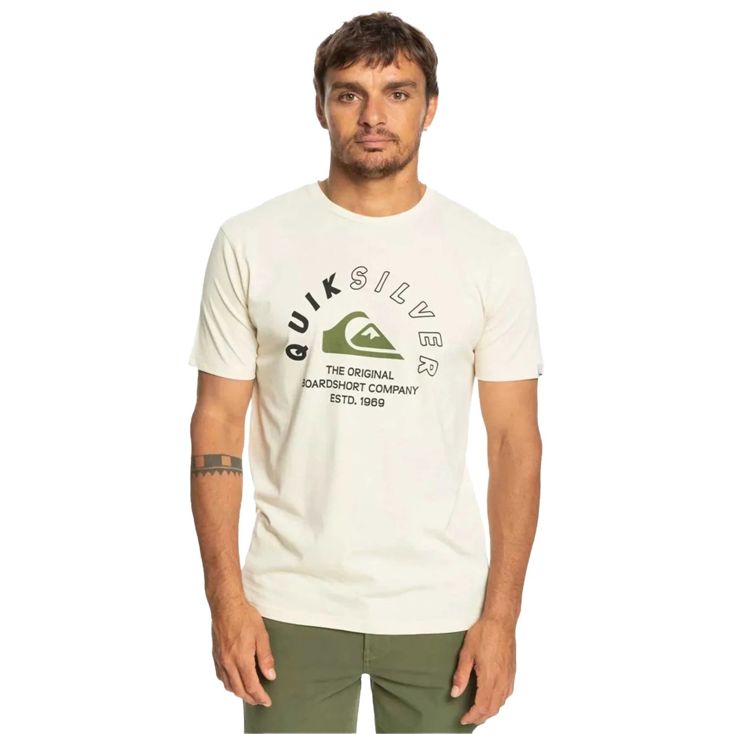 Quiksilver Erkek T-Shirt EQYZT07276 Bırch Bayrıse