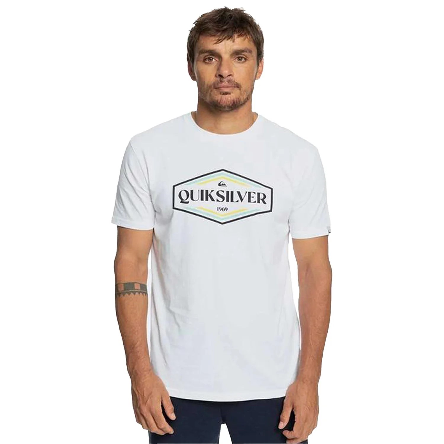 Quiksilver Erkek T-Shirt EQYZT07280 Whıte