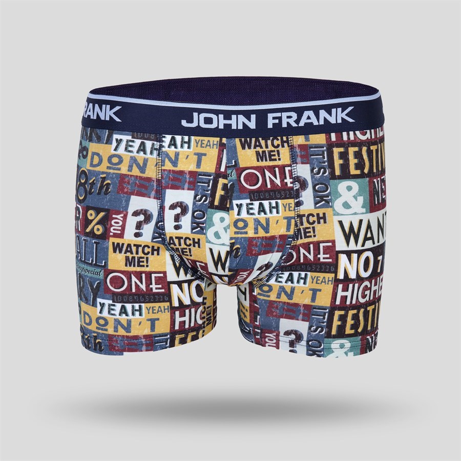 John Frank Erkek Boxer JFBD205 Multıcolor