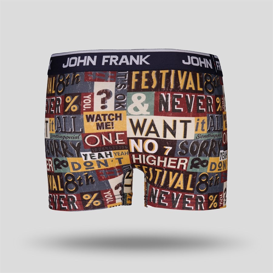 John Frank Erkek Boxer JFBD205 Multıcolor