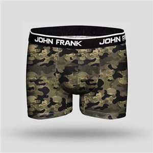 John Frank Erkek Boxer JFBD267-CAMO SKULL Yeşil