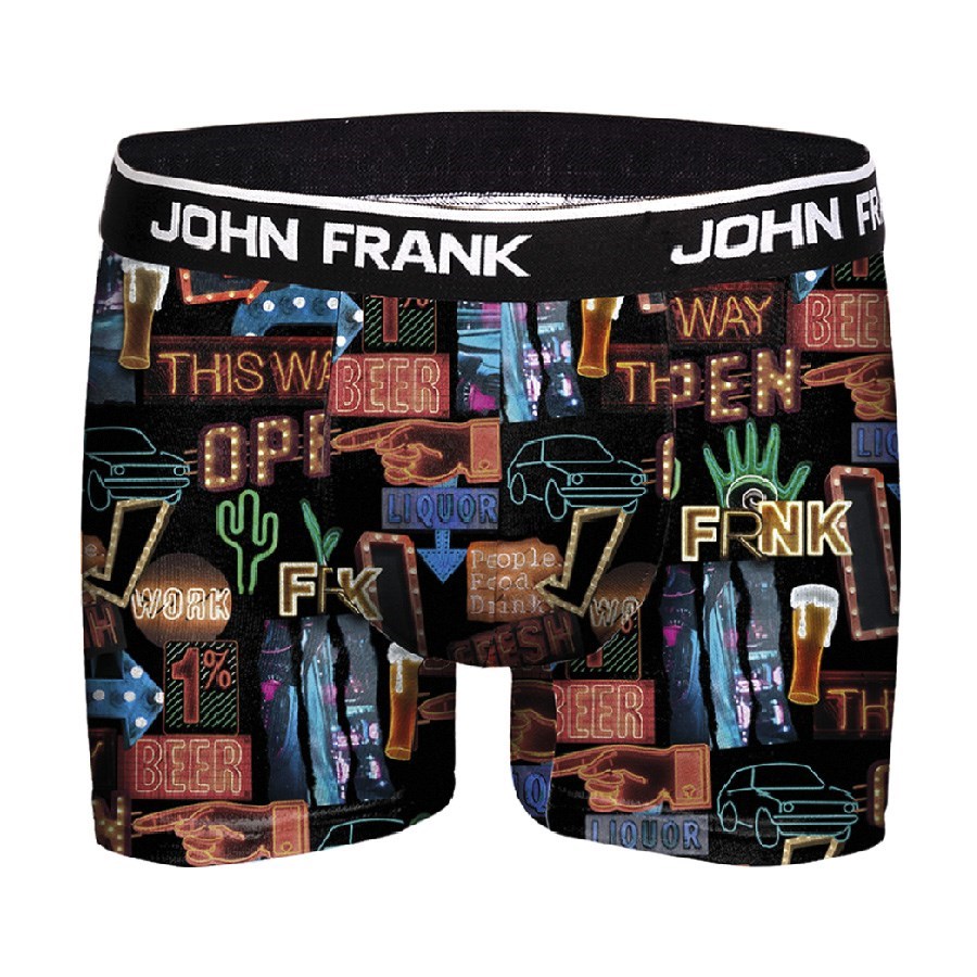 John Frank Erkek Boxer JFBD295-THIS WAY Multıcolor