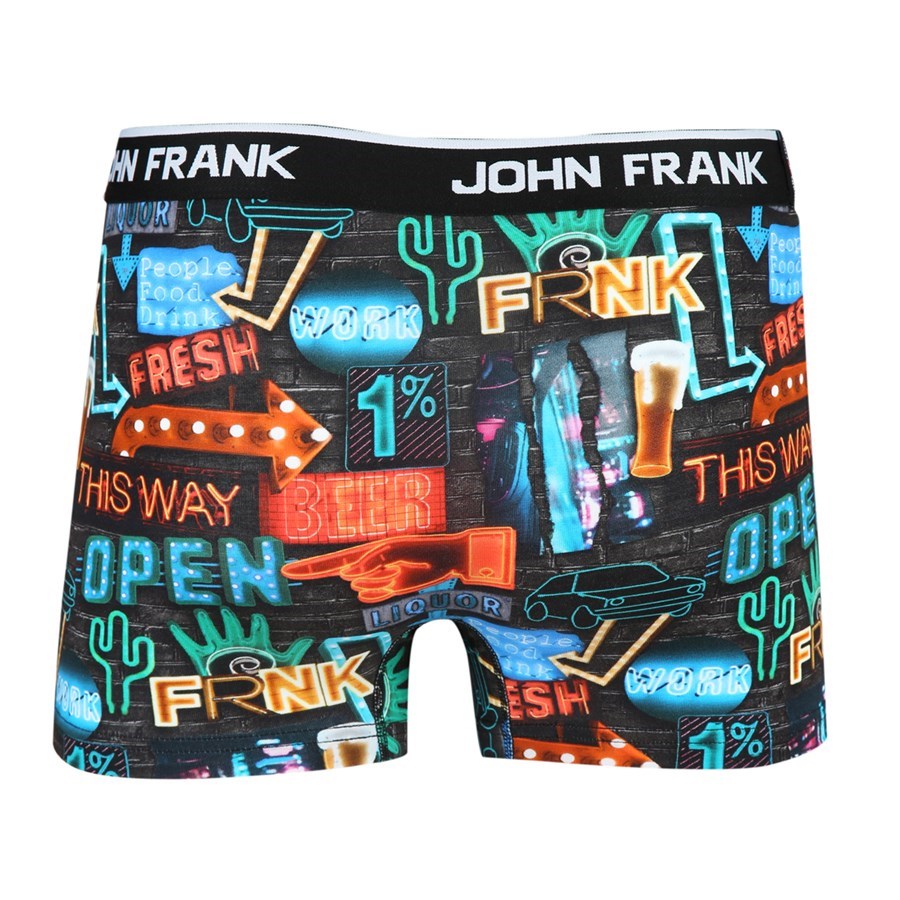 John Frank Erkek Boxer JFBD295-THIS WAY Multıcolor