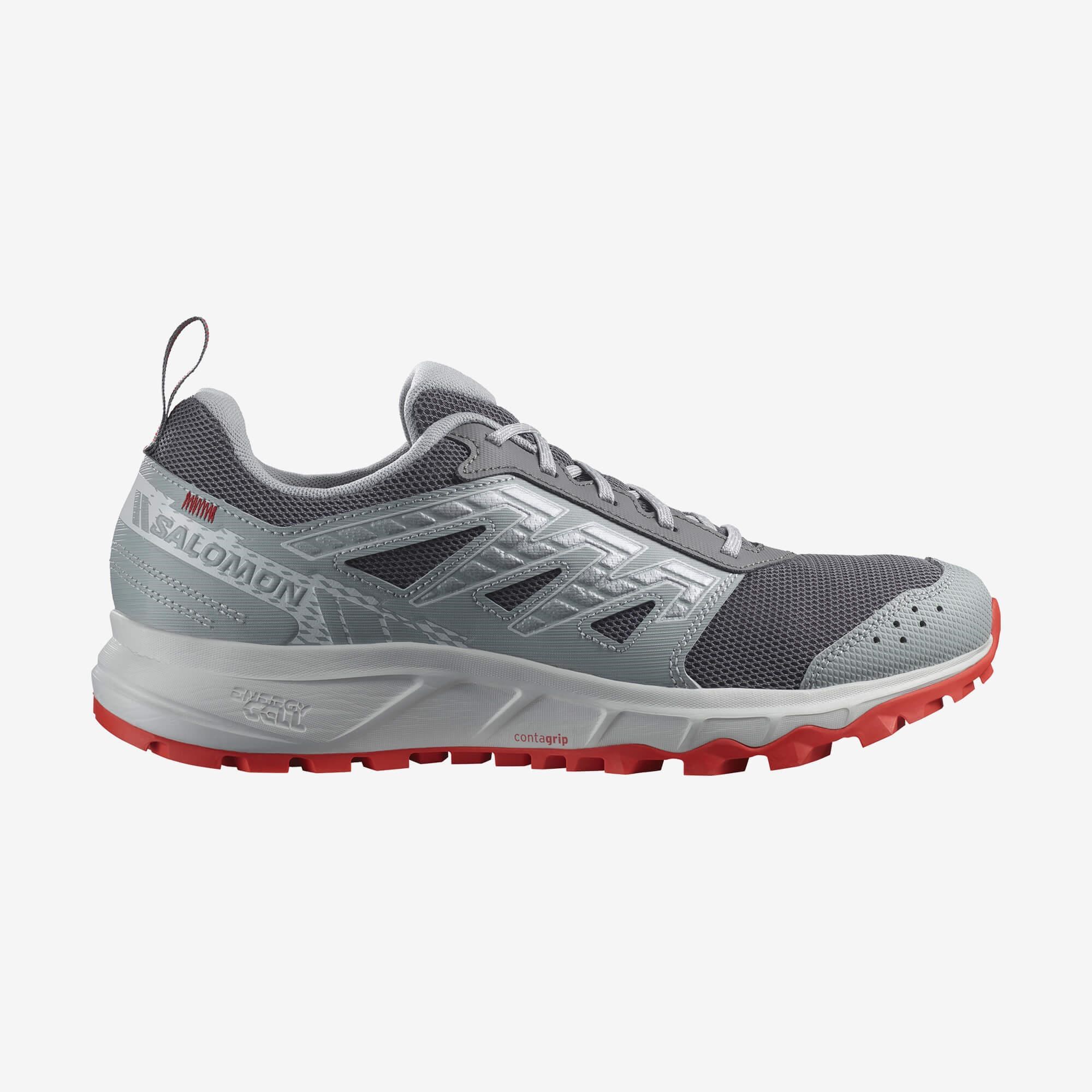 Salomon Erkek Ayakkabı L47152800 Quiet Shade/Lunar Rock/Fiery Red