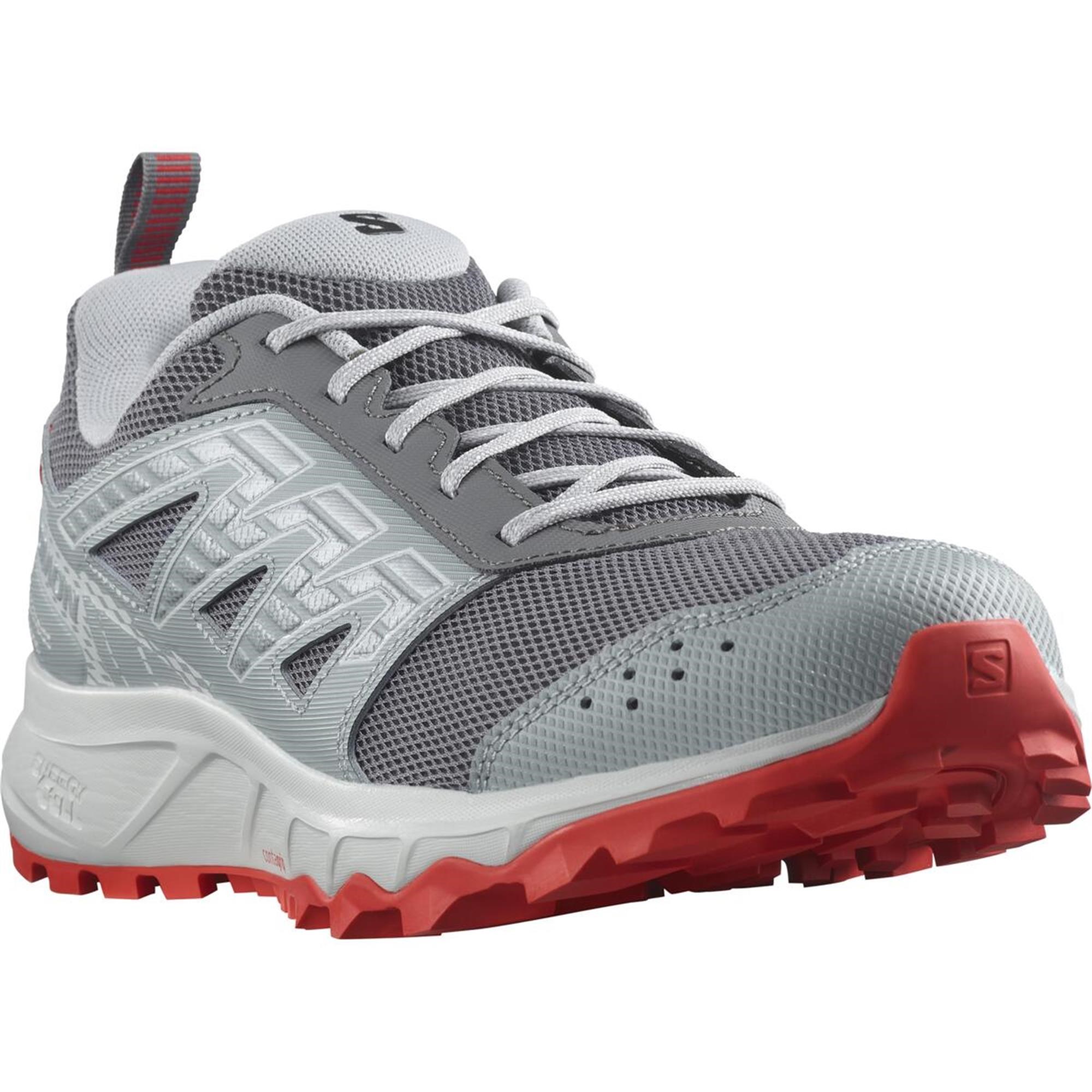 Salomon Erkek Ayakkabı L47152800 Quiet Shade/Lunar Rock/Fiery Red