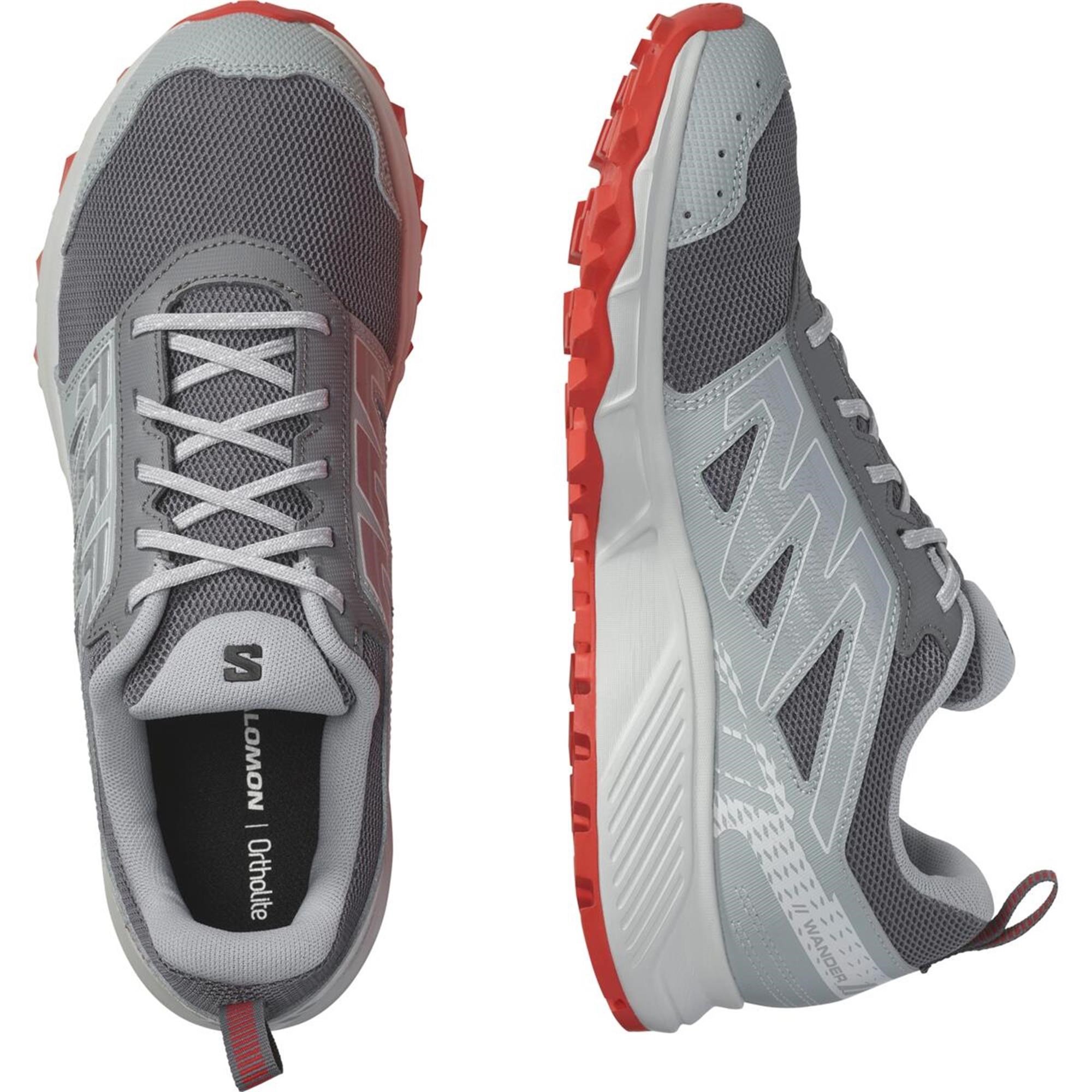 Salomon Erkek Ayakkabı L47152800 Quiet Shade/Lunar Rock/Fiery Red