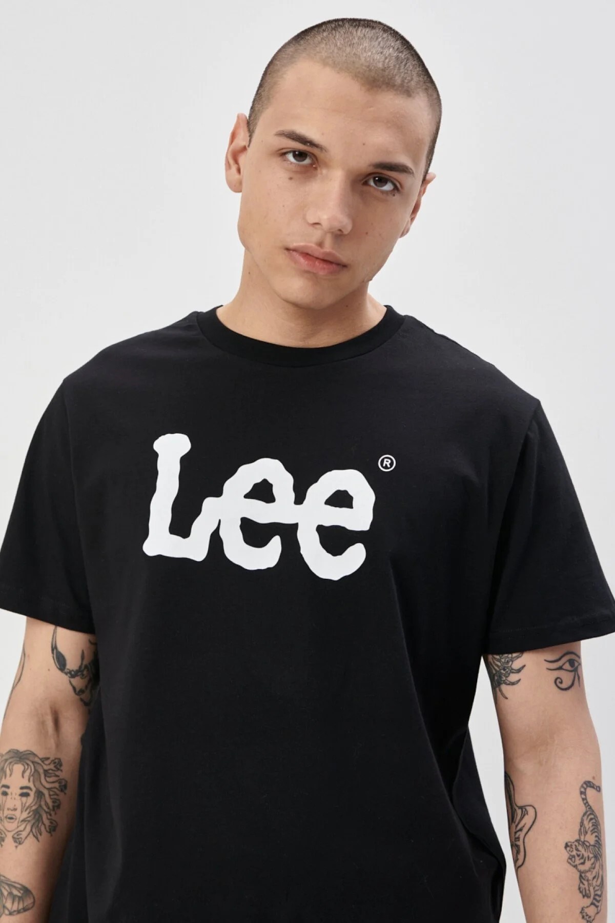 Lee Erkek T-Shirt L65Q Black