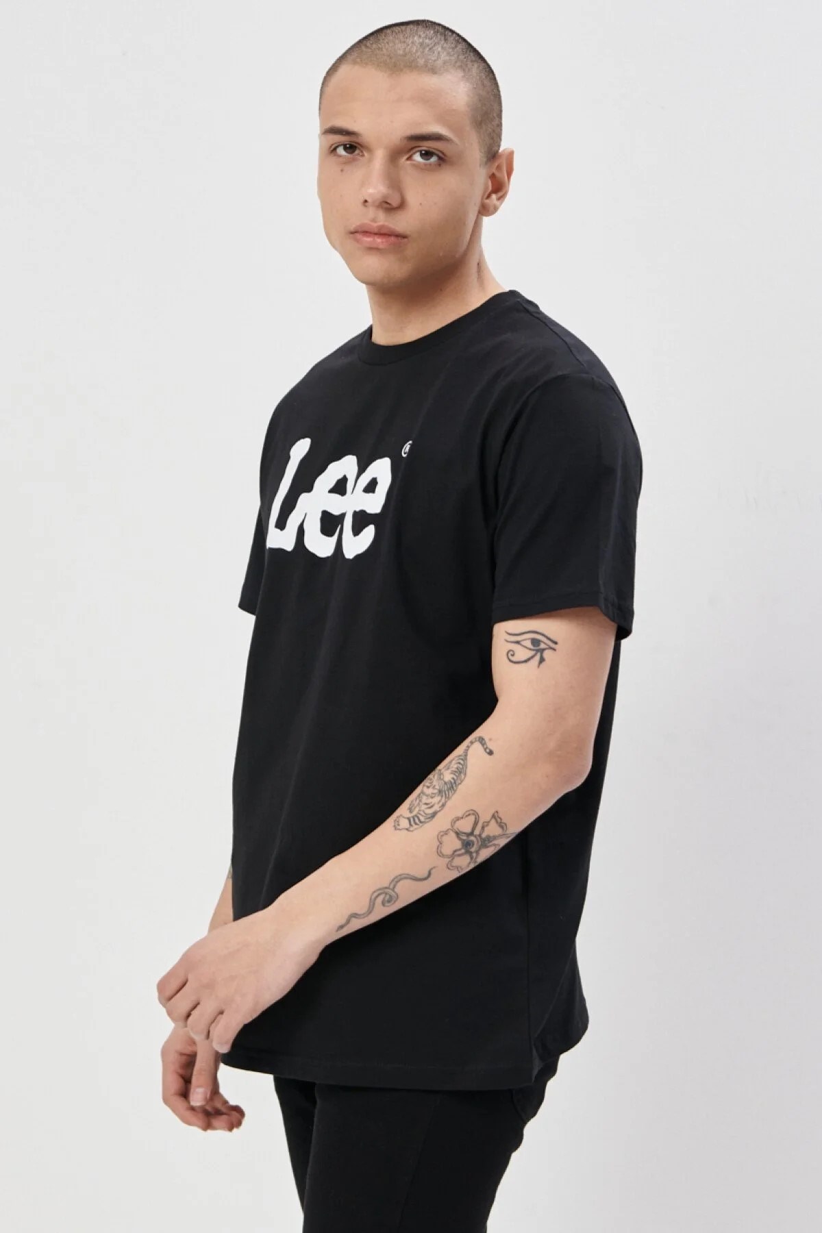 Lee Erkek T-Shirt L65Q Black