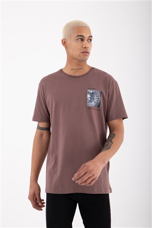 Machinist Erkek T-Shirt M1658 Mürdüm