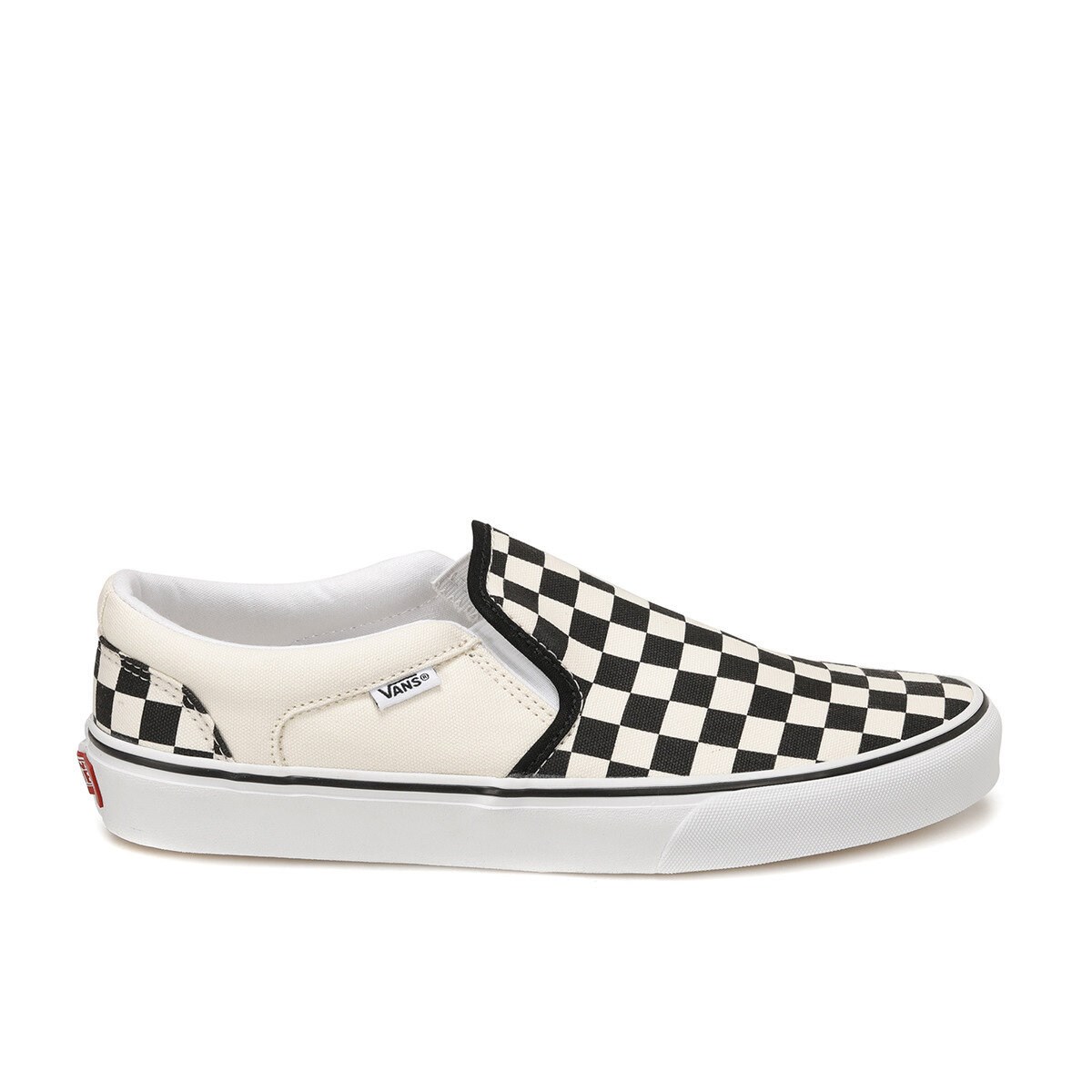 Vans Erkek Ayakkabı VN000SEQIPD1 (Checkers) Black/Natural